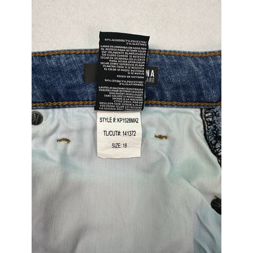 Kut from the Kloth Ana High Rise Fab Ab Flare Jeans Medium Wash Size 18 - Picture 8 of 15
